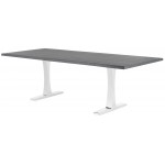 Toulouse Oxidized Grey Wood Dining Table, HGSR421