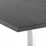 Toulouse Oxidized Grey Wood Dining Table, HGSR421