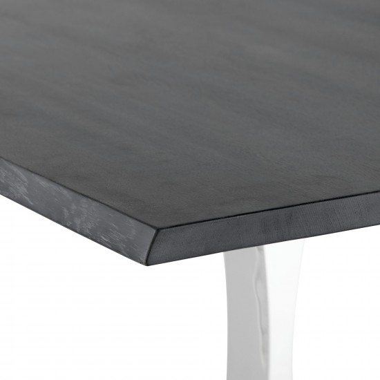 Toulouse Oxidized Grey Wood Dining Table, HGSR421