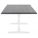 Toulouse Oxidized Grey Wood Dining Table, HGSR421