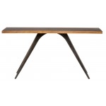 Vega Seared Wood Console Table