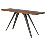 Vega Seared Wood Console Table