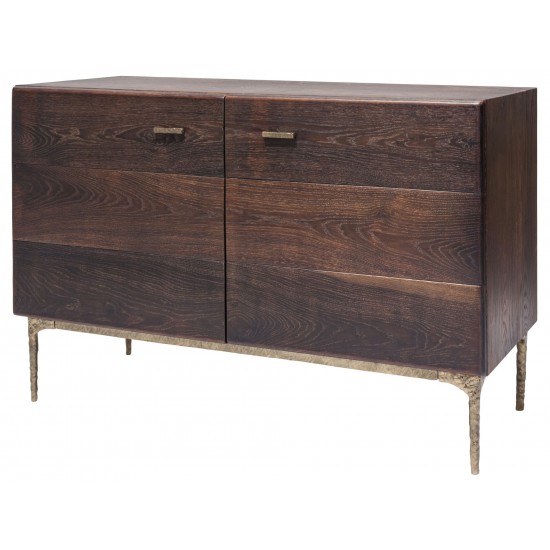 Kulu Seared Wood Sideboard Cabinet