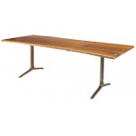 Samara Smoked Wood Dining Table