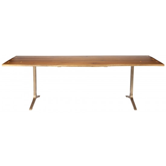 Samara Smoked Wood Dining Table