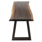 Napa Seared Wood Dining Bench