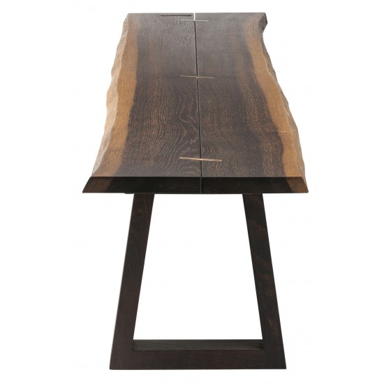 Napa Seared Wood Dining Bench