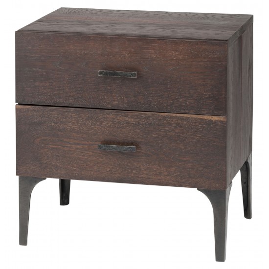 Prana Seared Wood Side Table, HGSR590