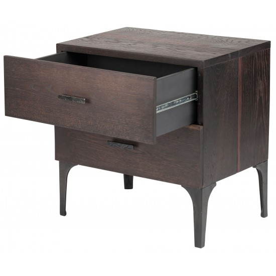 Prana Seared Wood Side Table, HGSR590