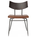 Soli Caramel Leather Dining Chair