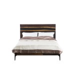 Prana Seared Wood King Bed