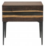 Prana Seared Wood Side Table, HGSR614