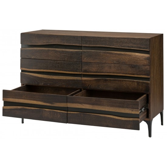 Prana Seared Wood Dresser Cabinet