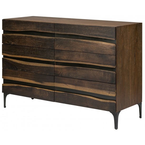 Prana Seared Wood Dresser Cabinet