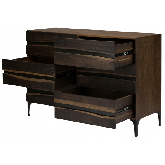 Prana Seared Wood Dresser Cabinet