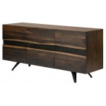 Vega Seared Wood Sideboard Cabinet