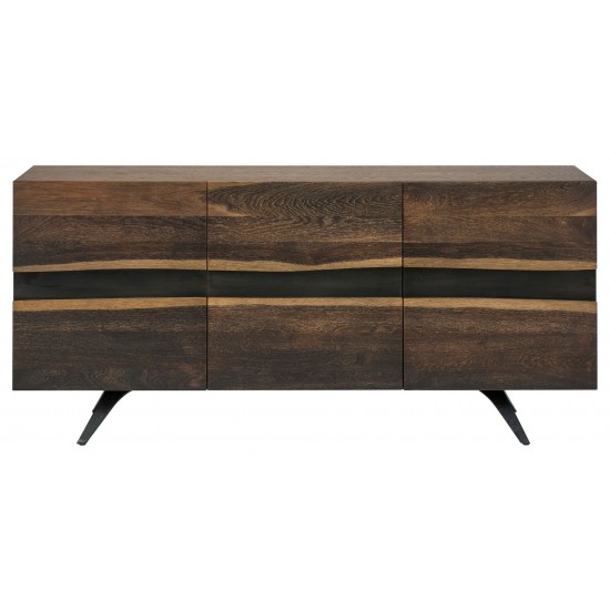 Vega Seared Wood Sideboard Cabinet