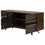 Vega Seared Wood Sideboard Cabinet