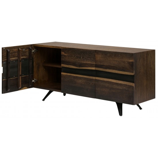 Vega Seared Wood Sideboard Cabinet