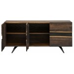 Vega Seared Wood Sideboard Cabinet