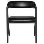 Anita Raven Leather Dining Chair