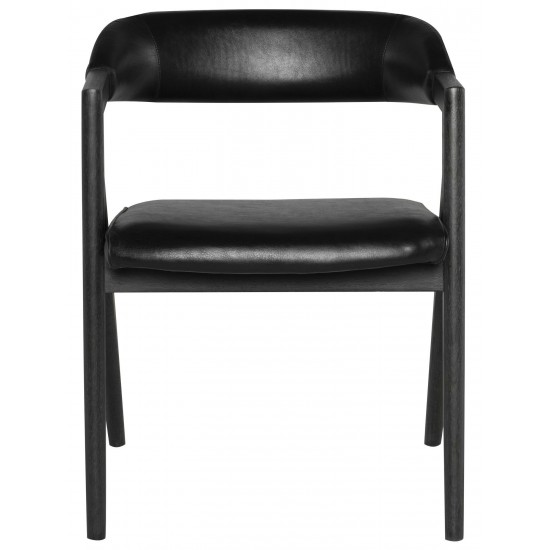 Anita Raven Leather Dining Chair