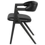 Anita Raven Leather Dining Chair