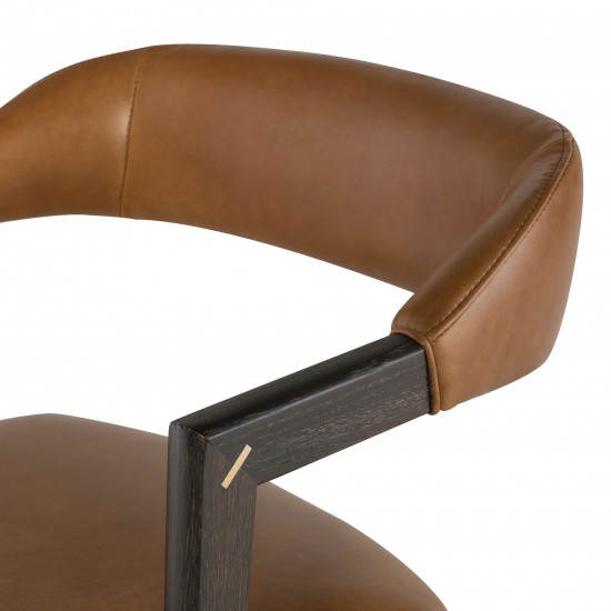 Anita Desert Leather Dining Chair