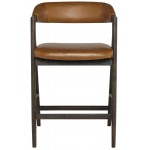 Anita Desert Leather Counter Stool