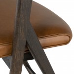 Anita Desert Leather Counter Stool