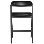 Anita Raven Leather Bar Stool