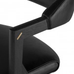 Anita Raven Leather Bar Stool