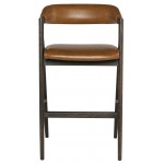 Anita Desert Leather Bar Stool