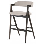 Anita Beige Fabric Bar Stool