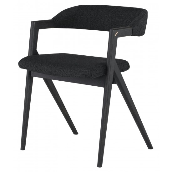 Anita Activated Charcoal Fabric Dining Chair