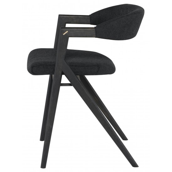 Anita Activated Charcoal Fabric Dining Chair