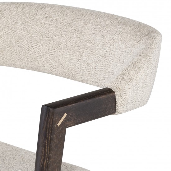 Anita Shell Fabric Dining Chair