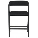 Anita Activated Charcoal Fabric Counter Stool