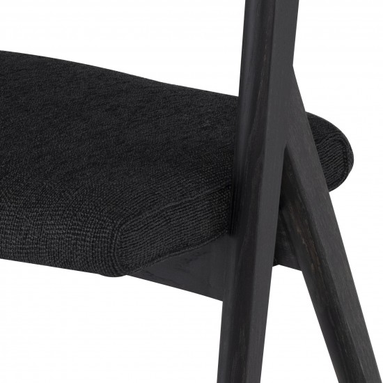 Anita Activated Charcoal Fabric Counter Stool