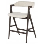 Anita Shell Fabric Counter Stool