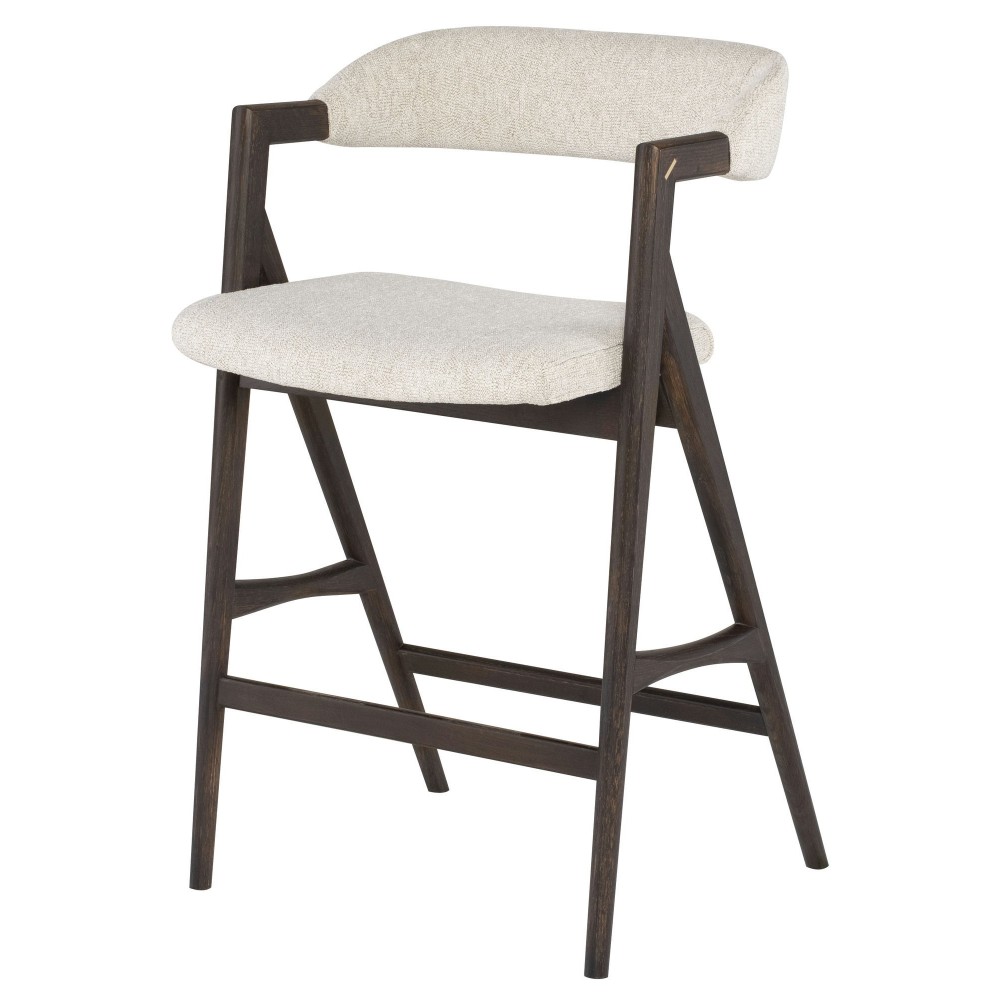 Anita Shell Fabric Counter Stool