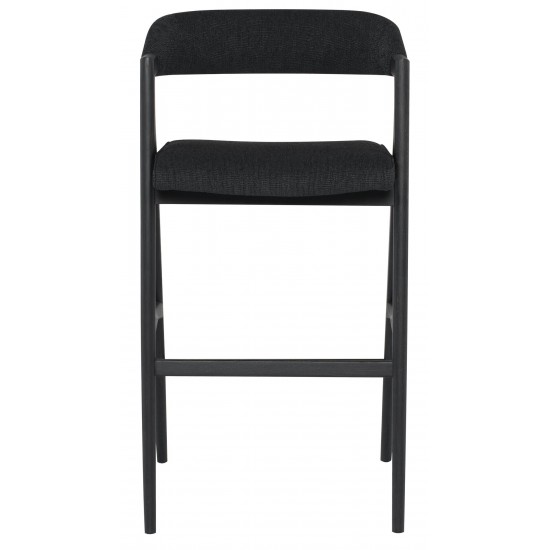 Anita Activated Charcoal Fabric Bar Stool