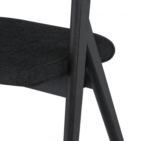 Anita Activated Charcoal Fabric Bar Stool