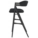 Anita Activated Charcoal Fabric Bar Stool