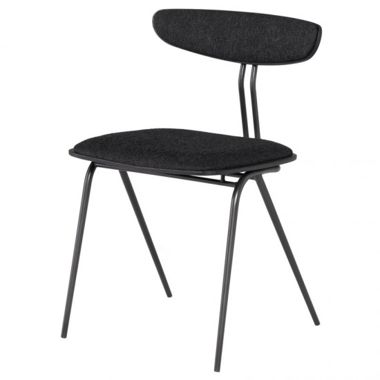 Giada Activated Charcoal Fabric Dining Chair