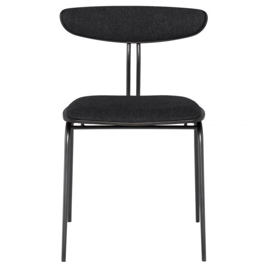 Giada Activated Charcoal Fabric Dining Chair