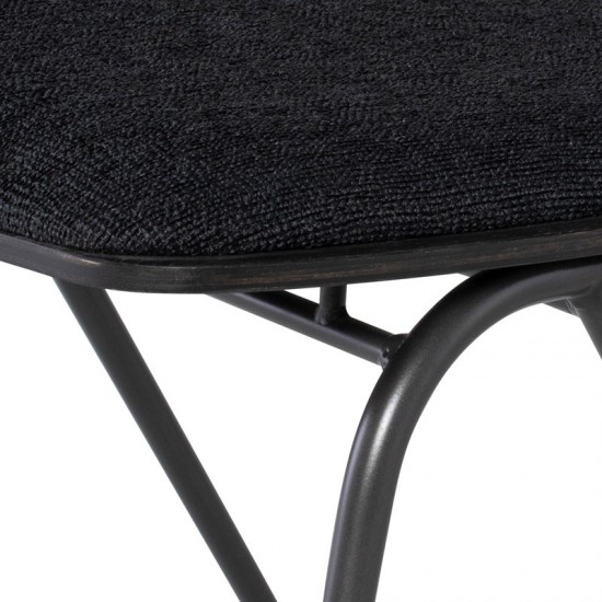 Giada Activated Charcoal Fabric Dining Chair