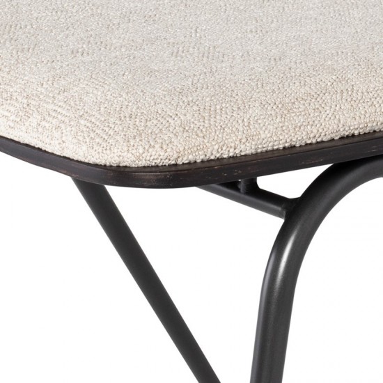 Giada Sand Fabric Dining Chair