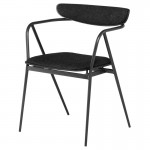 Gianni Activated Charcoal Fabric Dining Chair