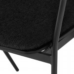 Gianni Activated Charcoal Fabric Dining Chair